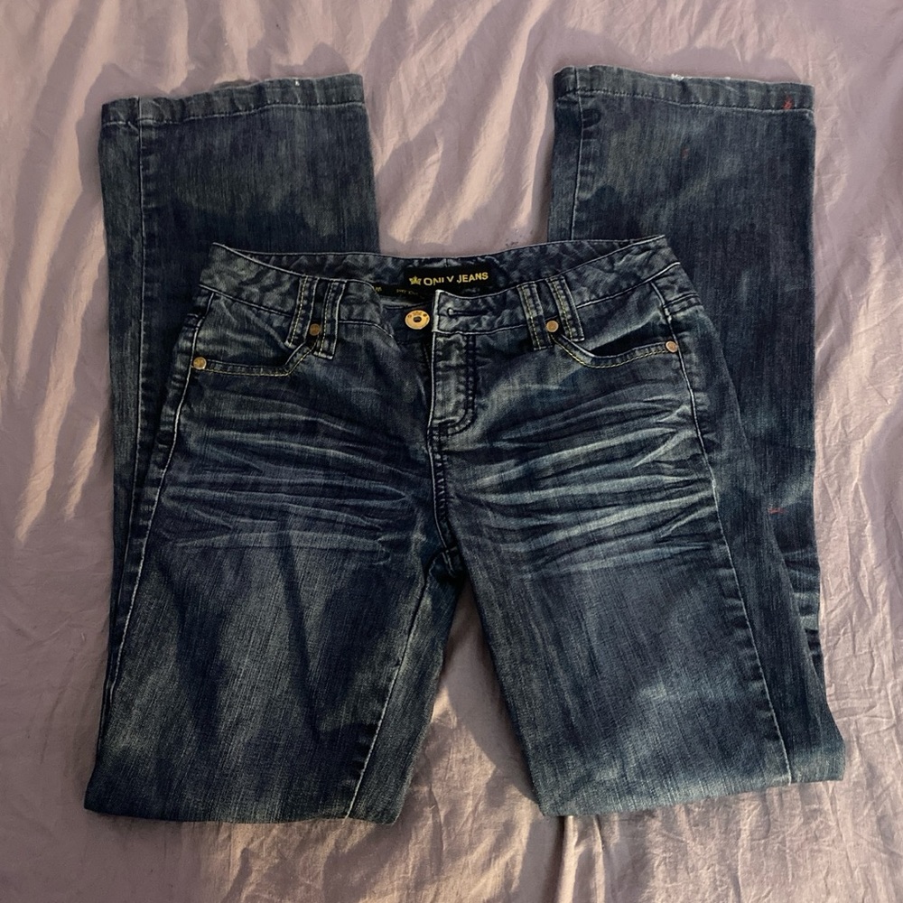 Blue jeans by the brand "only jeans" size small to extra small..